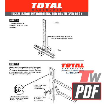 Cantilever Rack Installation Guide