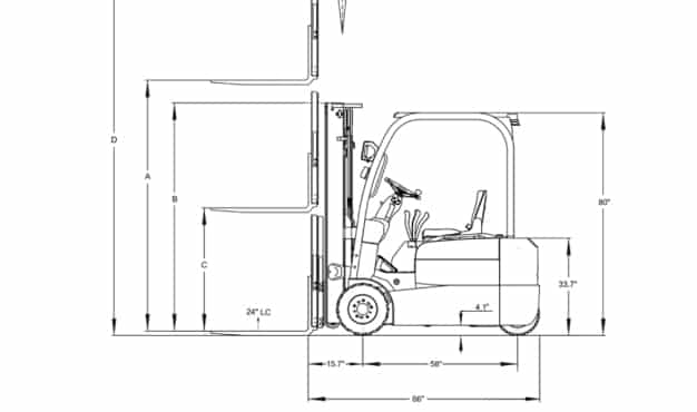 big joe total warehouse v series electric forklift