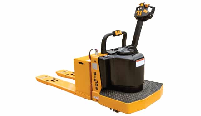 big joe wrt60 walkie rider electric pallet jack truck total warehouse buy new used rent lease options