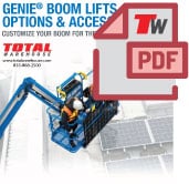 genie boom telescopic articulating lift options brochure thumbnail