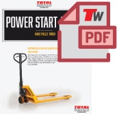 lift right start assist electric pallet jack specs brochure