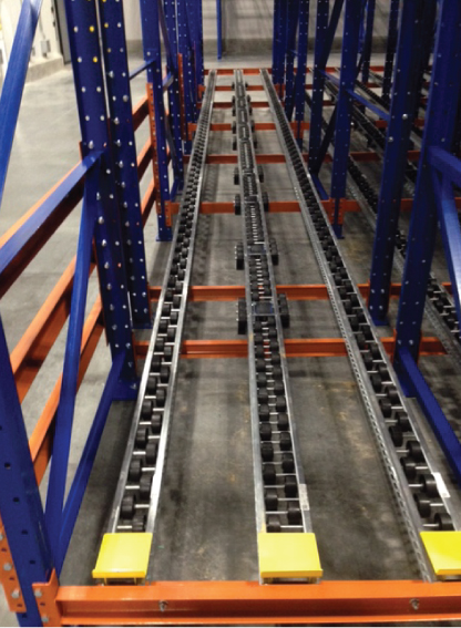 pallet rack storage pallet flow system overview