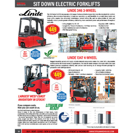 Page 14 - Linde Sit Down Electric Forklifts