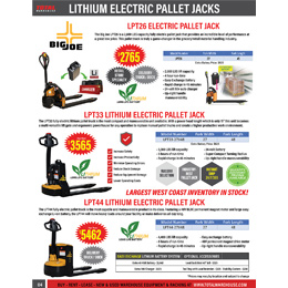 Page 4 - Big Joe Electric Pallet Jacks