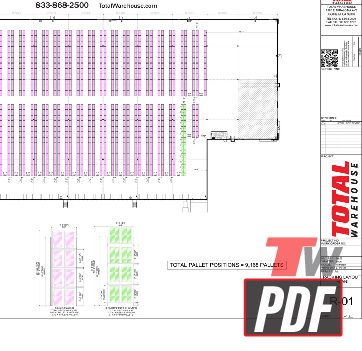 9168 Pallet Position / 128,469 Sq Ft Warehouse