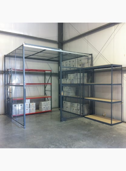 total warehouse calwire storage cage wire fence partitions 5c