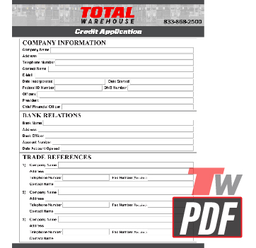 Credit Application Form