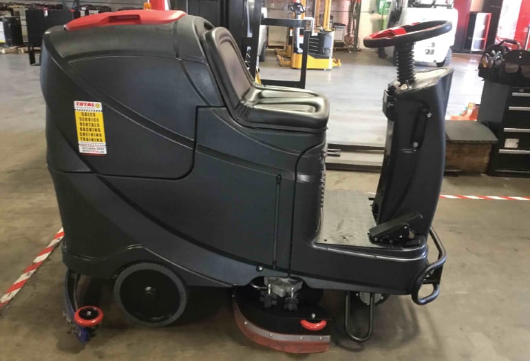 Ride On Floor Scrubber Mid Sized Area As710r Viper Total