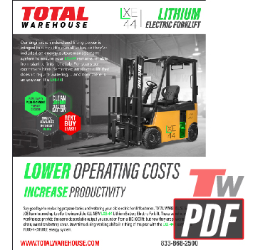 BIG JOE LXE-44 Lithium Forklift Spec Sheet