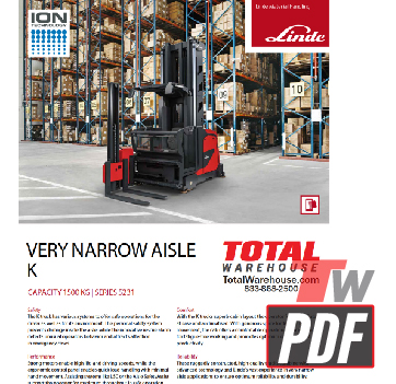 Linde Series 5231 Spec Sheet