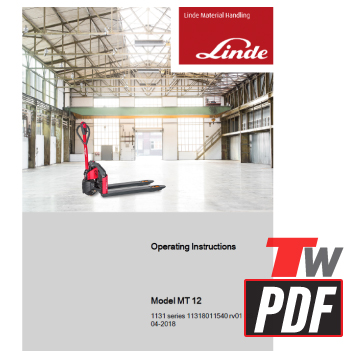 MT12 Electric Pallet Truck Operator Manual