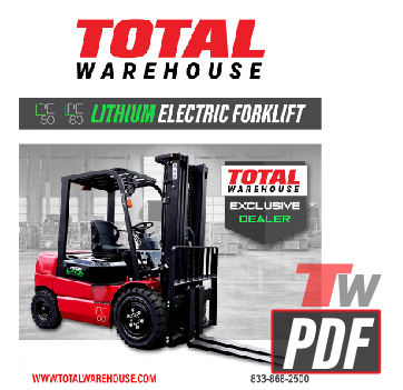 Big Joe LPE-50 Lithium Forklift Spec Sheet