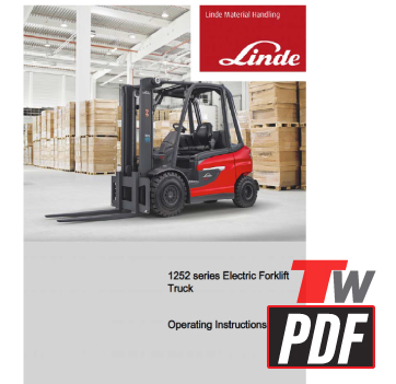 Linde 1252 E20-E35 Operation Manual