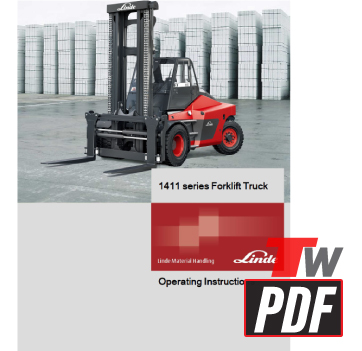 Linde 1411 High Capacity Forklift Operation Manual