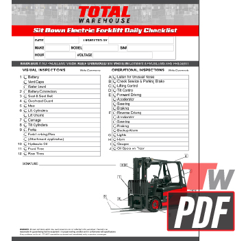 Linde 388 Daily Checklist