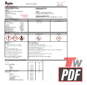 Enersys Safety Data Sheet