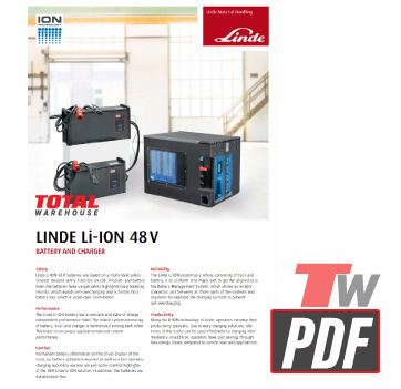 Linde-Li_ION-48V Specifications Brochure