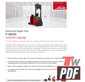 Linde P-Matic 1189 Brochure