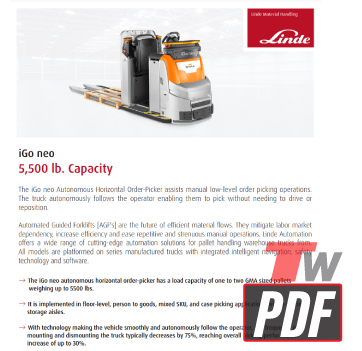 Linde iGo Neo Brochure