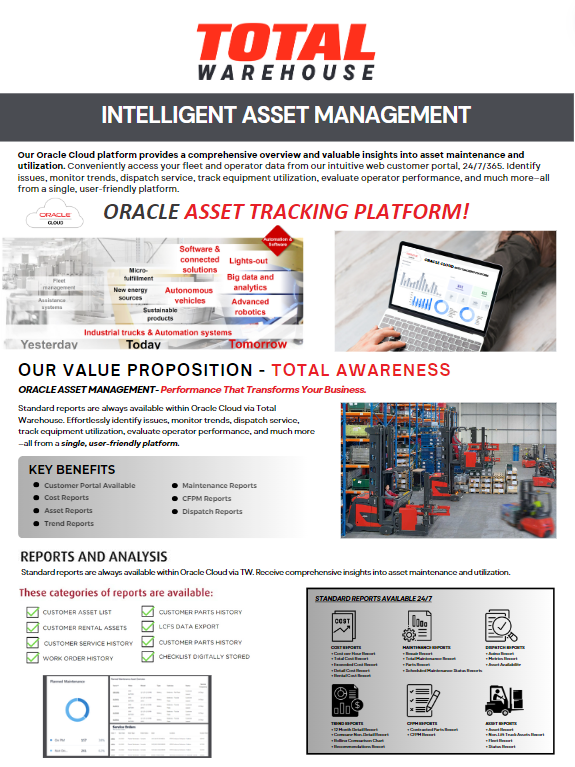 Oracle Asset Management Catalog