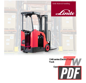 Linde 1346 Operator Manual