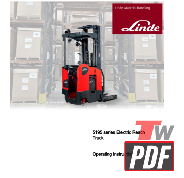 Linde 5195 Operator Manual