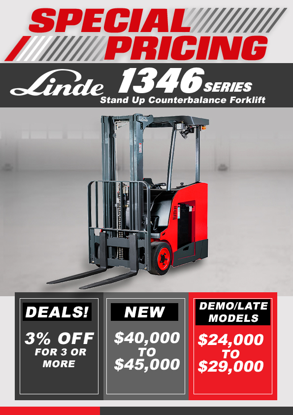 Linde 1346 Counterbalance Truck