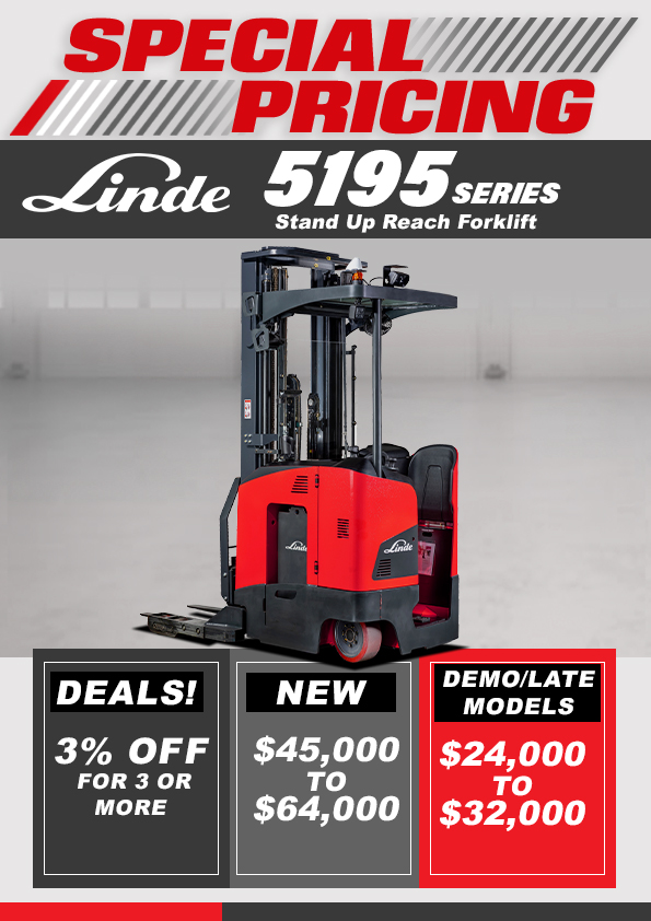 Linde 5195 Reach Truck