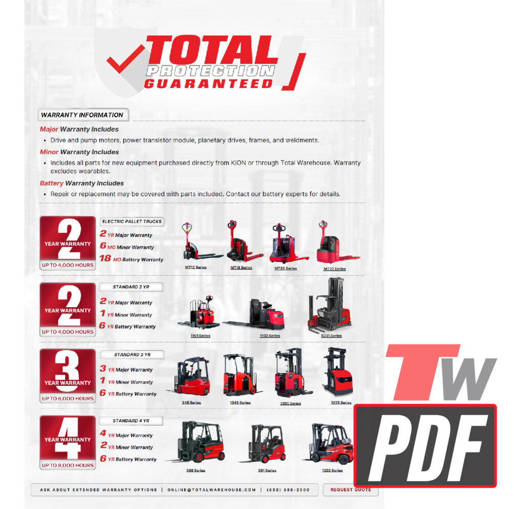 Total Warehouse Warranty Brochure